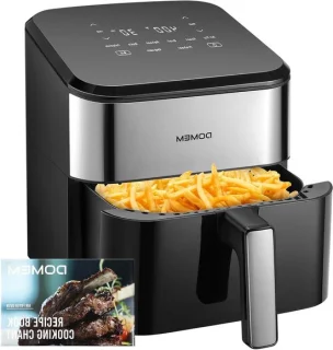 Heteluchtfriteuse oven airfryer 62 liter zwart