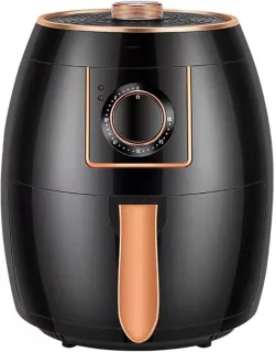 Heteluchtfriteuse Oven - Airfryer Frituurpan - Gezond Frituren - 97% Vetreductie - 5.5 Liter - Zwart