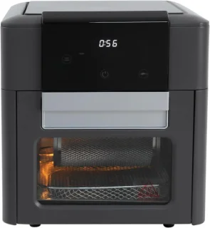 Heteluchtfriteuse oven - airfryer XL - grijs