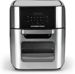 Heteluchtfriteuse oven - Airfryer XXL - 12 liter - zilver