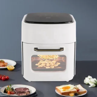 Heteluchtfriteuse oven - wit