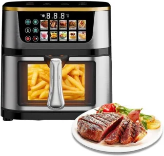 Heteluchtfriteuse oven - zilver