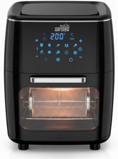 Heteluchtfriteuse oven zwart