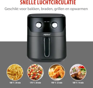 Heteluchtfriteuse XL 6L