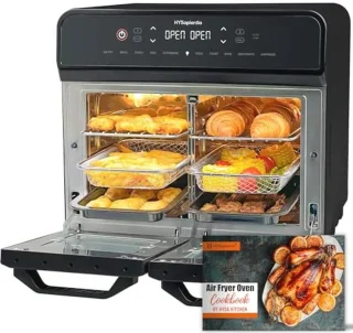 Heteluchtfriteuse XXL 22L 2-kamers