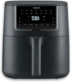 Heteluchtfriteuse XXL Airfryer frituurpan 7 liter zwart
