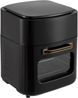Heteluchtfriteuse XXL airfryer oven 15 liter zwart