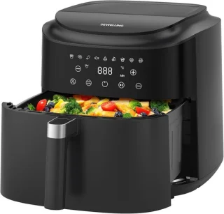Heteluchtfriteuse zwart 9 liter