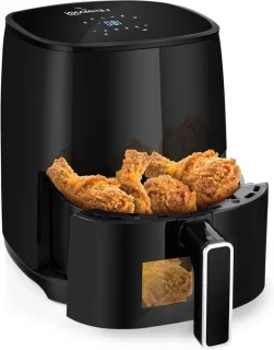 Heteluchtfriteuse zwart
