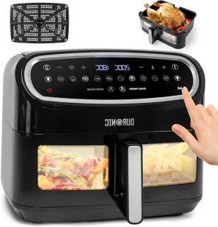 Heteluchtfriteuse zwart