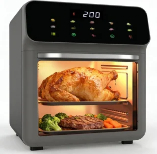 Heteluchtfriteuse/oven - Grijs