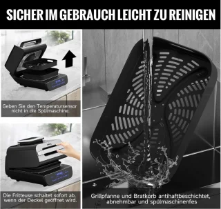Homelux Airfryer Grill 5.9L Smart