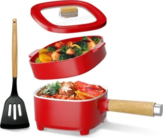Hotpot Electrisch Kaasfonduepan Multipan 2L Rood