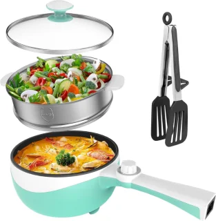 Hotpot Elektrisch 1.7L Blauw Multifunctionele Pan