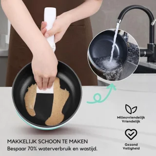 Hotpot Elektrisch 1.7L Blauw Multifunctionele Pan