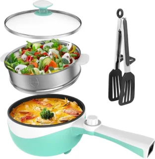 Hotpot Elektrisch 1.7L Blauw Multifunctionele Pan