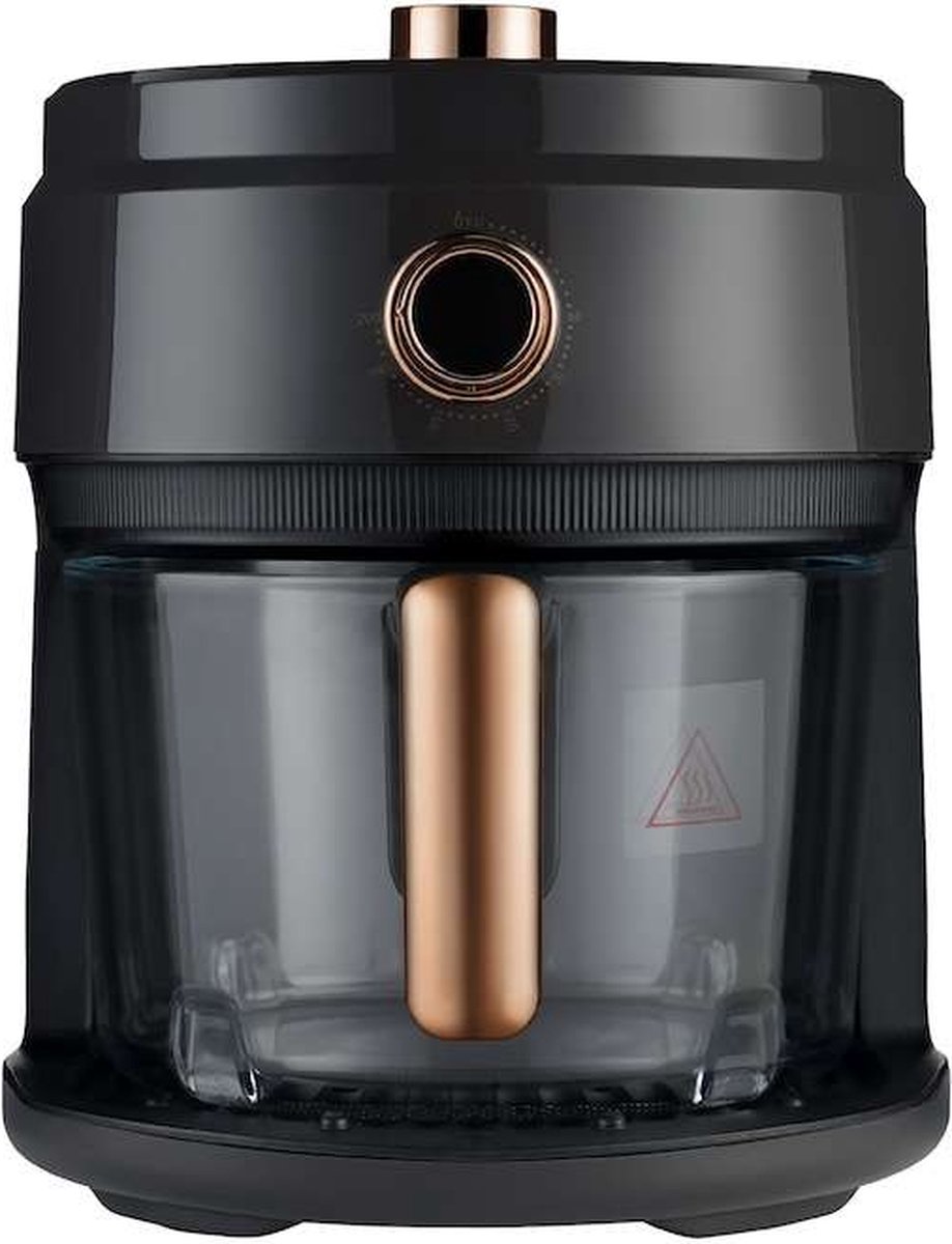 Hyundai Electronics Airfryer 3.5L Zwart Rose Goud