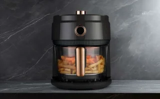 Hyundai Electronics Airfryer 3.5L Zwart Rose Goud