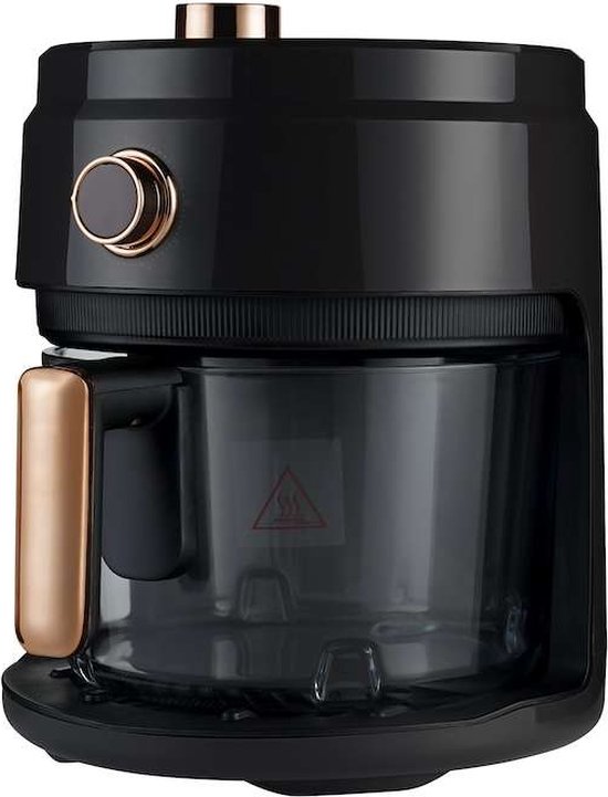 Hyundai Electronics Airfryer 3.5L Zwart Rose Goud