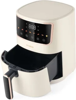 Hyundai Electronics Digitale Airfryer 4.2L Wit Rosegoud