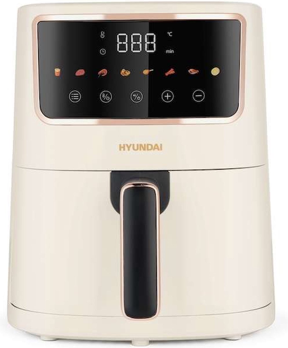 Hyundai Electronics Digitale Airfryer 4.2L Wit Rosegoud