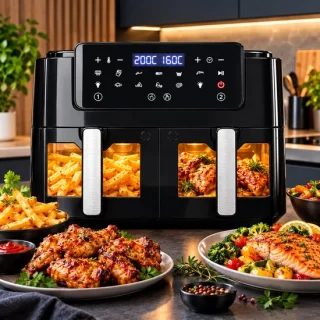 ILLIVEKIT dubbele airfryer XXL