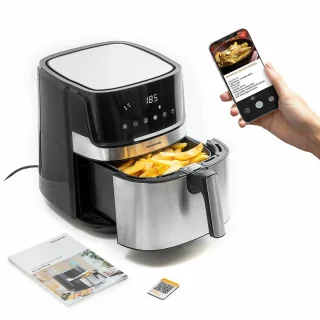 InnovaGoods Luchtfriteuse + Siliconen Mandje Pack