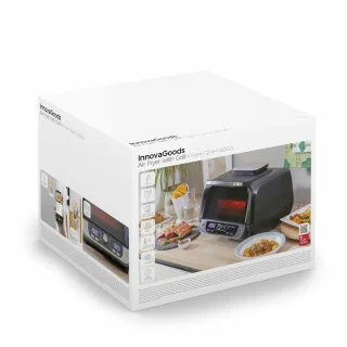 InnovaGoods Siliconen mandjes set met borstel voor airfryer