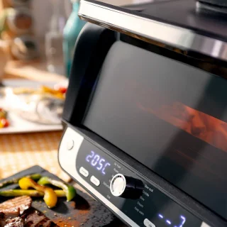 InnovaGoods Siliconen mandjes set met borstel voor airfryer