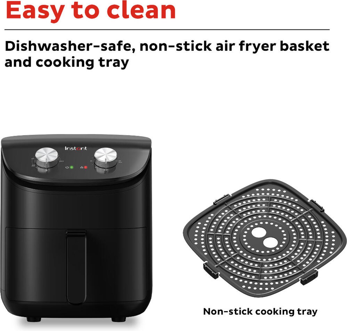 Instant Pot 4-in-1 Airfryer 3.8L Zwart