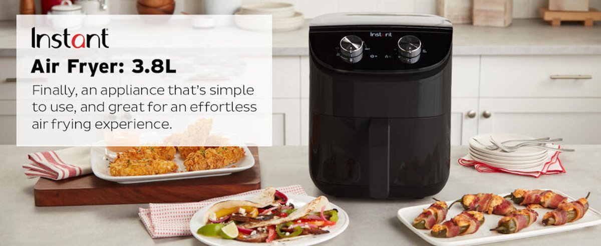 Instant Pot 4-in-1 Airfryer 3.8L Zwart