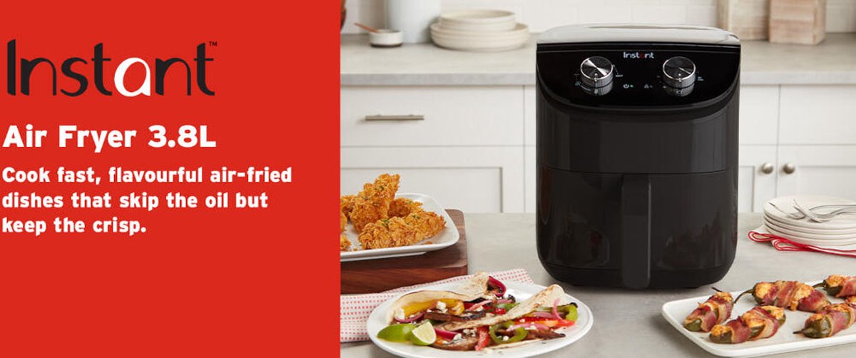 Instant Pot 4-in-1 Airfryer 3.8L Zwart