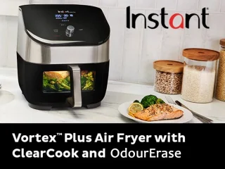 Instant Pot Vortex Plus 6-in-1 Airfryer 5.7L Clear Cook