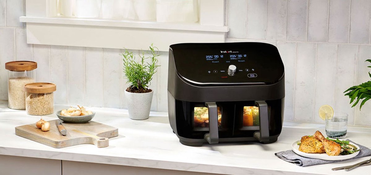 Instant Vortex Plus Dual ClearCook Airfryer 7,6L Zwart