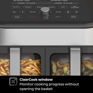 Instant Vortex Plus Dual ClearCook RVS 7,6L
