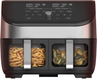 Instant Vortex Plus Dual ClearCook RVS 7,6L