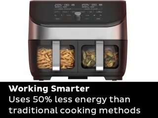 Instant Vortex Plus Dual ClearCook RVS 7,6L