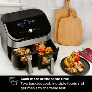 Instant Vortex Plus Dual ClearCook RVS 7,6L