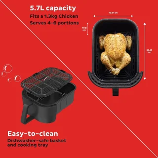 Instant Vortex Slim 5,7L Airfryer Zwart
