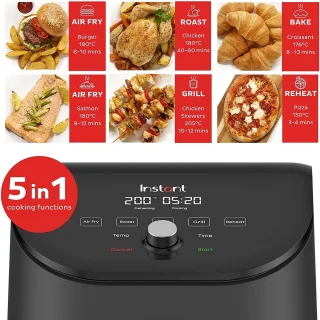 Instant Vortex Slim 5,7L Airfryer Zwart