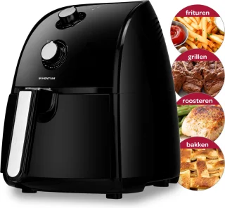 Inventum GF250HL Airfryer 2,5L Zwart/RVS