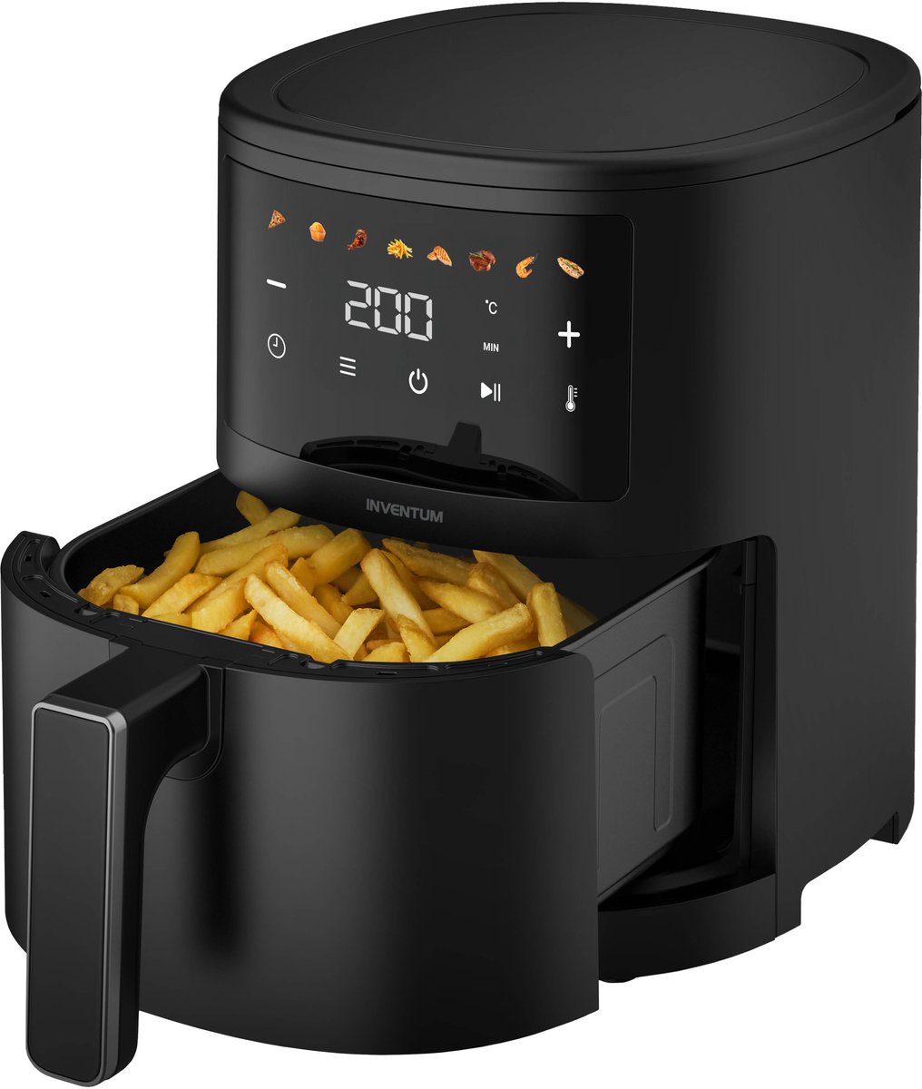 De Inventum GF351HLDB Airfryer 3,5L Zwart in één oogopslag