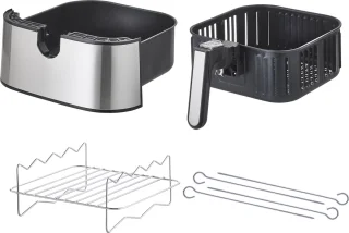 Inventum GF500HLD Airfryer 5L Zwart/Zilver