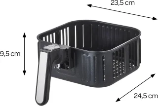 Inventum GF500HLD Airfryer 5L Zwart/Zilver