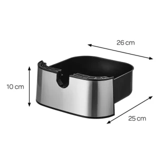 Inventum GF500HLD Airfryer 5L Zwart/Zilver