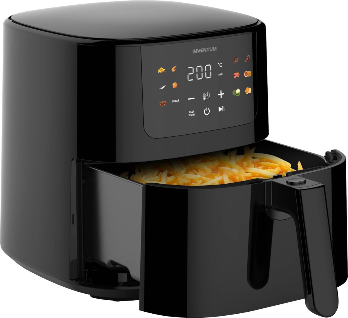 De Inventum GF501HLDB Airfryer 5L Zwart in één oogopslag
