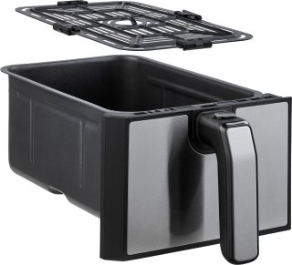 Inventum GF800HLD Dubbele Airfryer 2x4L Zwart/RVS