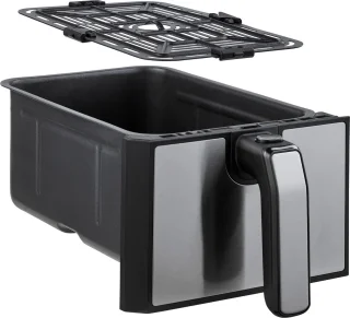 Inventum GF800HLD Dubbele Airfryer 2x4L Zwart/RVS