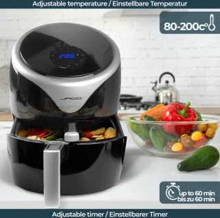 Jago Airfryer XXL 5.5L Zwart