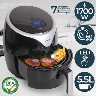 Jago Airfryer XXL 5.5L Zwart